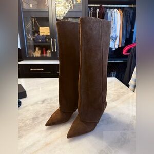 Steve Madden Dark Brown Heeled Boots